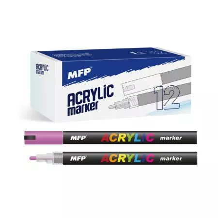 Akrylový popisovač MFP 4mm - fialový 6410825
