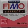 Fimo hmota effect 56 gramů, barva číslo 204 transparentní červená