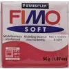 Fimo hmota soft 56 gramů, barva číslo 26 třešňová červená