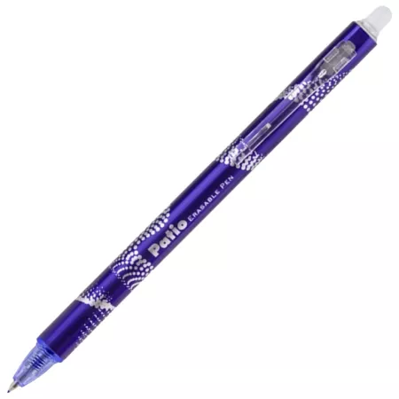 Kuličkové pero gumovací modré Patio
