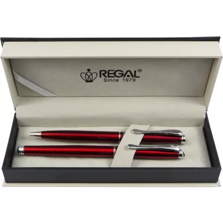 Kuličkové pero + inkoustové pero Regal Arachne - červená