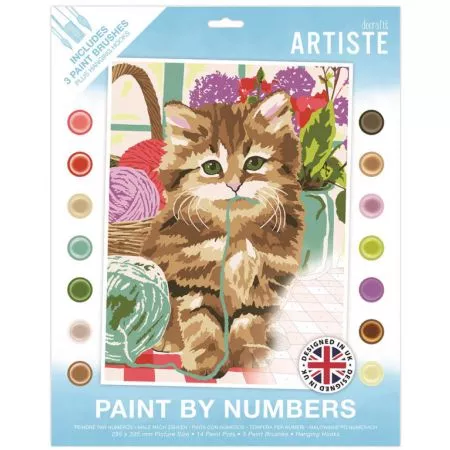 Malování podle čísel Artiste Cute Kitten - DOA 550718