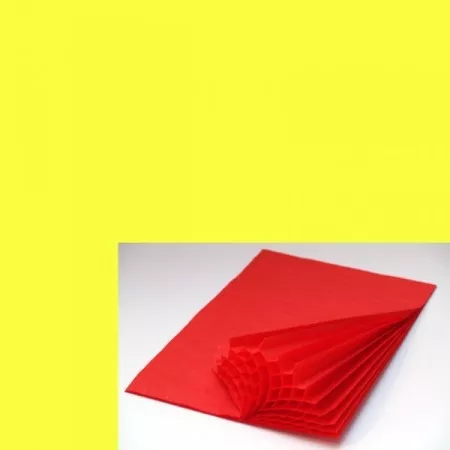 Plástvový papír 30listů žlutý 17,6x24,6cm