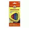 Pastelky 3132/12 trojhranné tenké