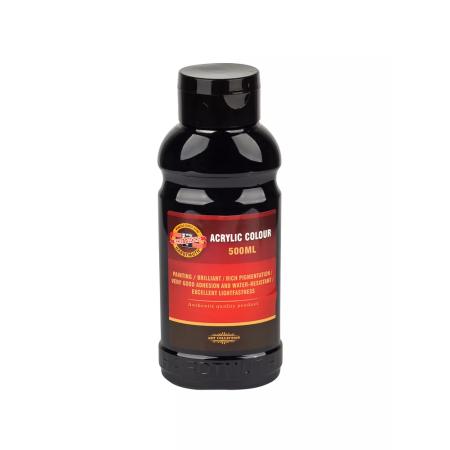 Koh-i-noor akrylová barva Acrylic 500 ml černá