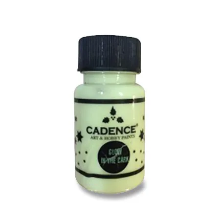 Akrylové barvy Cadence Premium 50 ml, svítící ve tmě