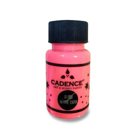 Akrylové barvy Cadence Premium 50 ml, svítící ve tmě