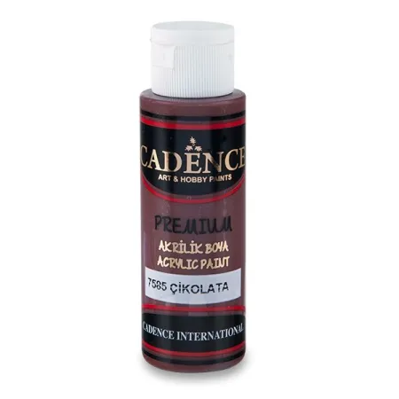 Akrylové barvy Cadence Premium 70 ml, výběr barev hnědá