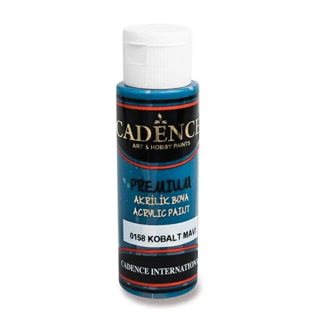 Akrylové barvy Cadence Premium 70 ml, výběr barev modrá