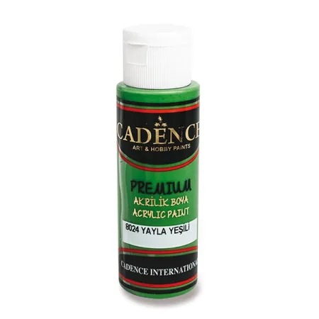 Akrylové barvy Cadence Premium 70 ml, výběr barev zelená