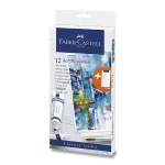 Akrylové barvy Faber-Castell 12 barev, tuba 20 ml