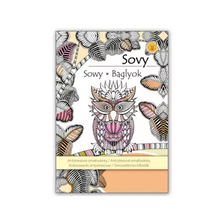 Antistresové omalovánky Sovy 210x296/32s