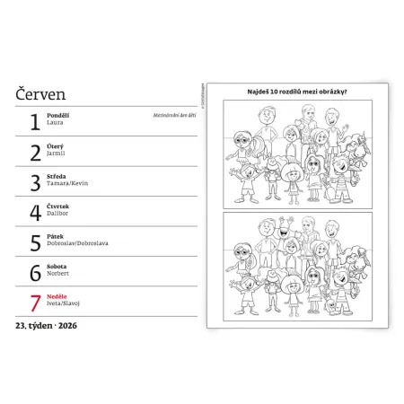 Antistresový pracovní kalendář (S48-26)