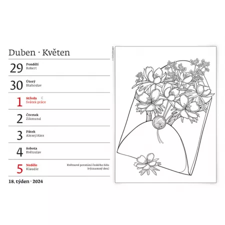 Antistresový pracovní kalendář (S51-24)