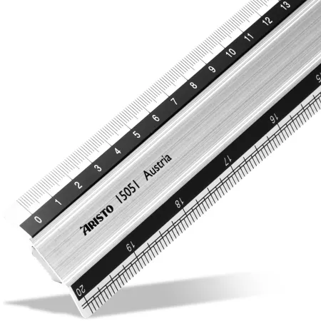 Aristo, Pravítko hliníkové 50 cm