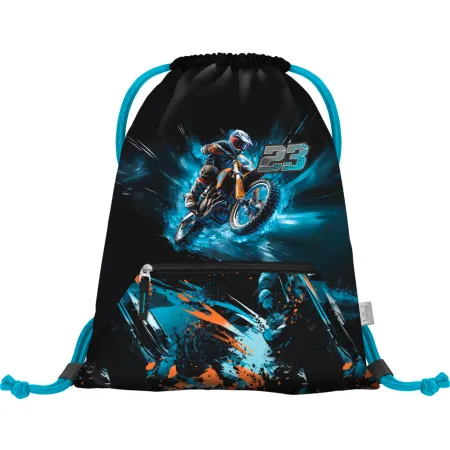 BAAGL 3 SET Airy Motorka: batoh, penál, sáček