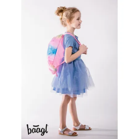 BAAGL 3 SET Airy Rainbow Unicorn: aktovka, penál, sáček