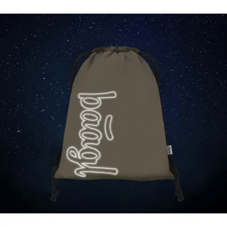 BAAGL 3 SET Coolmate Beige: batoh, penál, sáček