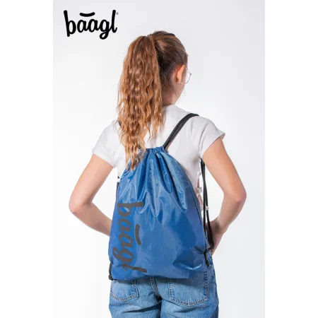 BAAGL 3 SET Coolmate Ocean Blue: batoh, penál, sáček