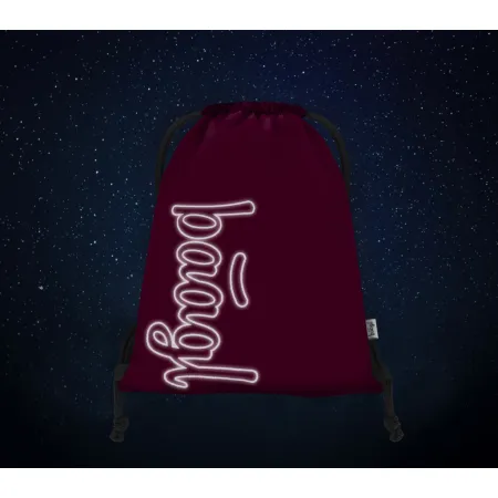 BAAGL 3 SET Coolmate Ruby: batoh, penál, sáček