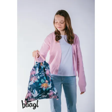 BAAGL 3 SET Core Birds: batoh, penál, sáček