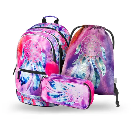 BAAGL 3 SET Core Lapač snů: batoh, penál a sáček