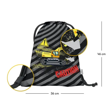 BAAGL 3 SET Ergo Bagr: aktovka, penál, sáček