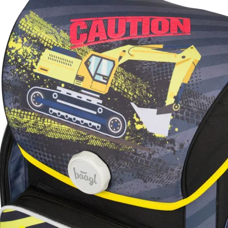 BAAGL 3 SET Ergo Bagr: aktovka, penál, sáček