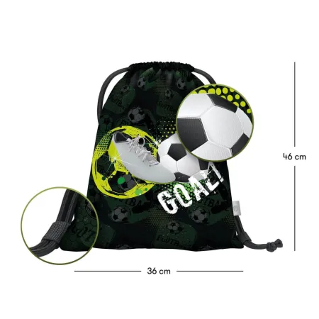BAAGL 3 SET Ergo Fotbal: aktovka, penál, sáček