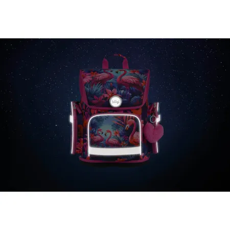 BAAGL 3 SET Ergo Plameňáci: aktovka, penál, sáček