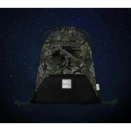 BAAGL 3 SET Shelly Dinosaurs: aktovka, penál a sáček