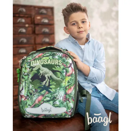 BAAGL 3 SET Shelly Dinosaurs: aktovka, penál a sáček