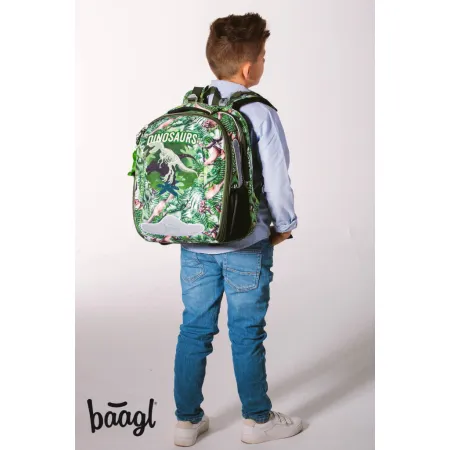 BAAGL 3 SET Shelly Dinosaurs: aktovka, penál a sáček