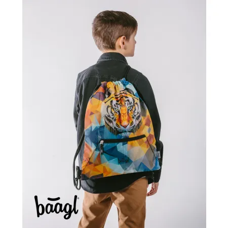 BAAGL 3 SET Shelly Tiger: aktovka, penál, sáček