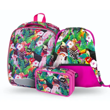 BAAGL 3 SET Shelly Tukan: aktovka, penál, sáček