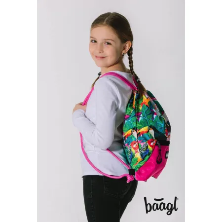 BAAGL 3 SET Shelly Tukan: aktovka, penál, sáček