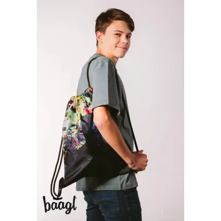 BAAGL 3 SET Skate Batman Comics: batoh, etue, sáček