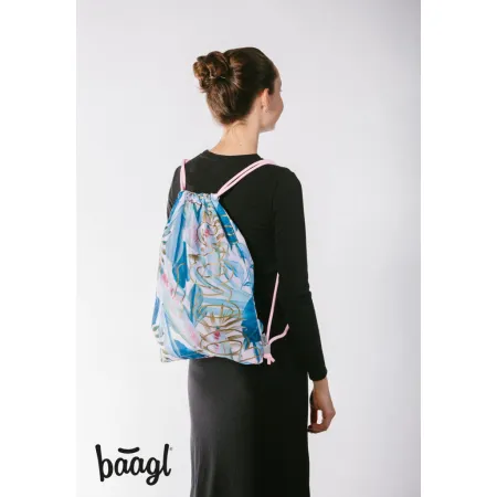 BAAGL 3 SET Skate Leafs: batoh, penál, sáček