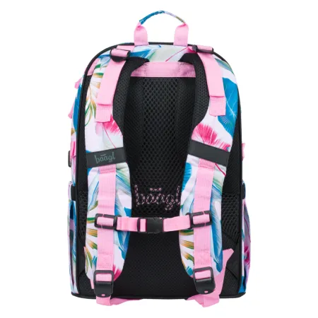 BAAGL 3 SET Skate Leafs: batoh, penál, sáček