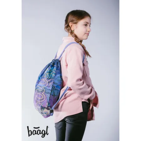 BAAGL 3 SET Skate Night: batoh, penál, sáček