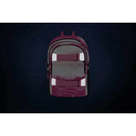 BAAGL 3 SET Skate Pink Stripes: batoh, penál, sáček