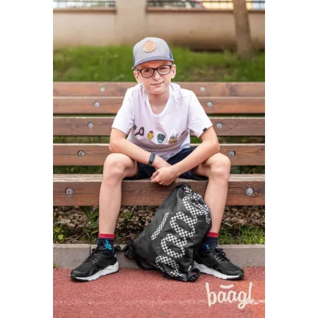 BAAGL 3 SET Skate Ska: batoh, penál, sáček