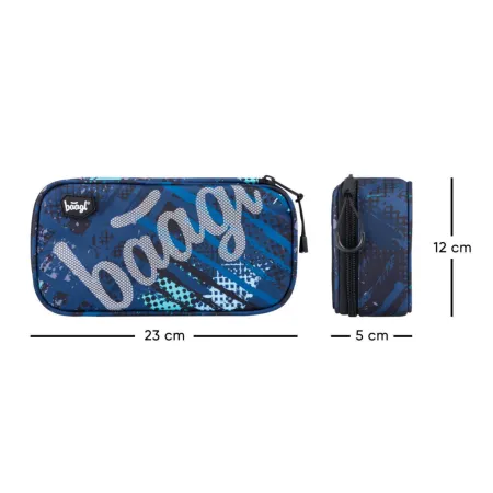 BAAGL 3 SET Skate Struktury: batoh, penál, sáček