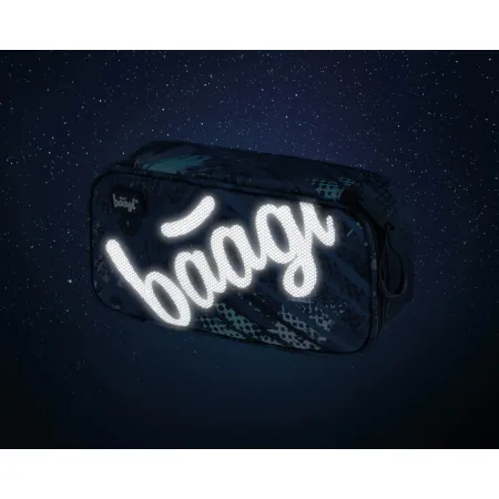 BAAGL 3 SET Skate Struktury: batoh, penál, sáček