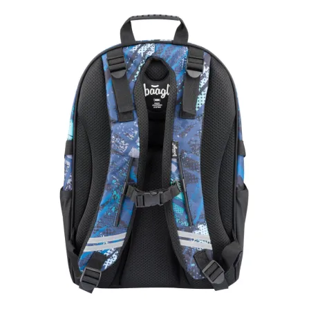 BAAGL 3 SET Skate Struktury: batoh, penál, sáček