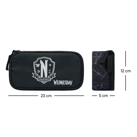 BAAGL 3 SET Skate Wednesday Nevermore: batoh, penál, sáček