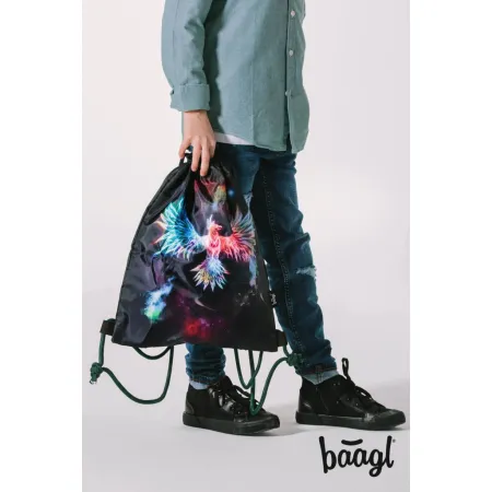 BAAGL 3 SET Zippy Fénix: aktovka, penál, sáček