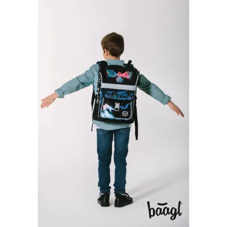 BAAGL 3 SET Zippy Fénix: aktovka, penál, sáček