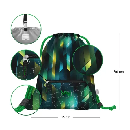 BAAGL 3 SET Zippy Fotbal Hráč: aktovka, penál, sáček