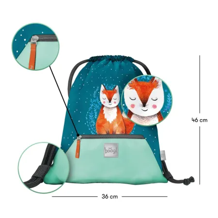 BAAGL 3 SET Zippy Liška: aktovka, penál, sáček
